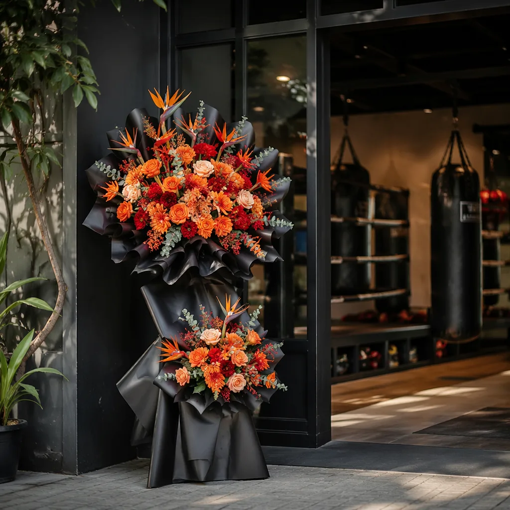 Hoa boxing MMA khai trương: decor warrior tại Đà Nẵng - hình 2