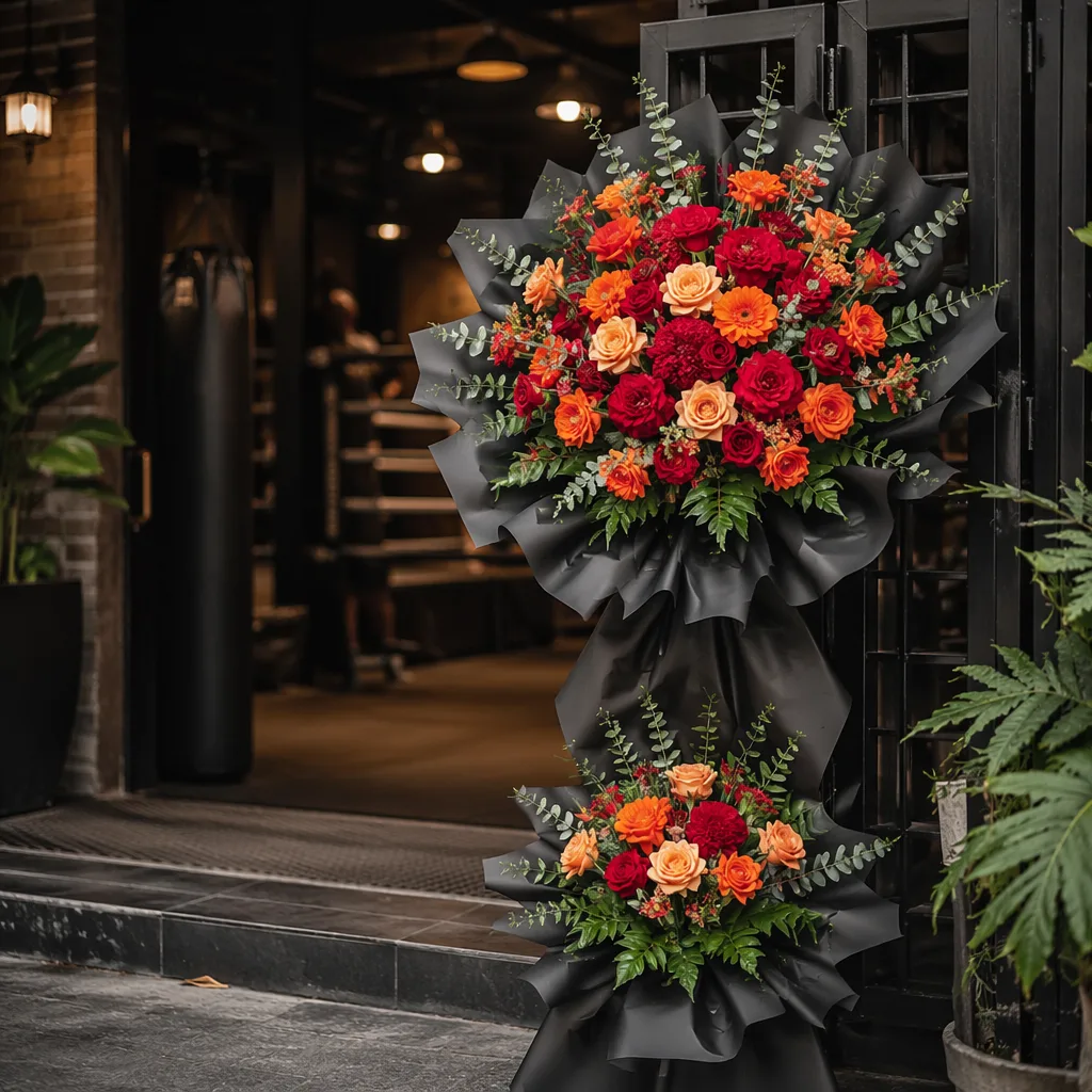 Hoa boxing MMA khai trương: decor warrior tại Đà Nẵng - hình 4