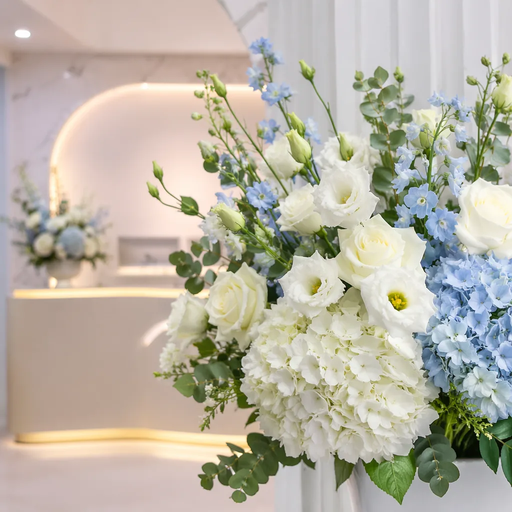 Hoa laser clinic khai trương: decor y tế sáng tại Đà Nẵng - hình 1