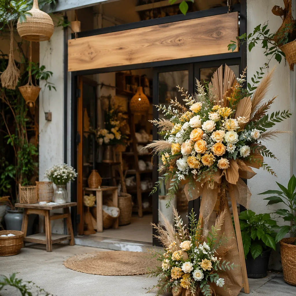 Hoa craft shop khai trương Đà Nẵng: decor rustic ấm mắt - hình 2