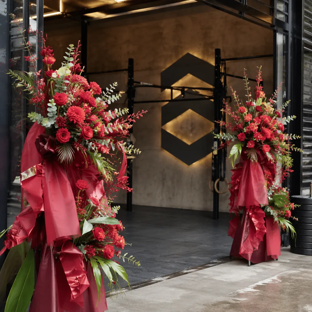 Hoa CrossFit khai trương: decor đỏ cho box Đà Nẵng - hình 2