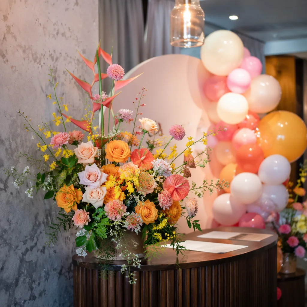 Hoa dance studio khai trương: decor tự do màu tại Đà Nẵng - hình 2