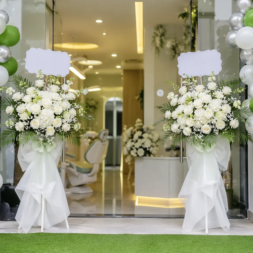 Hoa dental clinic khai trương: decor trắng y trợ Đà Nẵng - hình 2