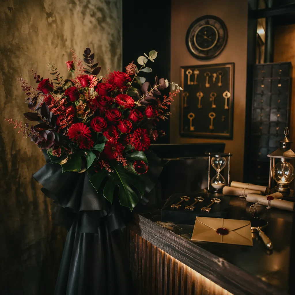 Hoa escape room khai trương: decor mystery dark Đà Nẵng - hình 2