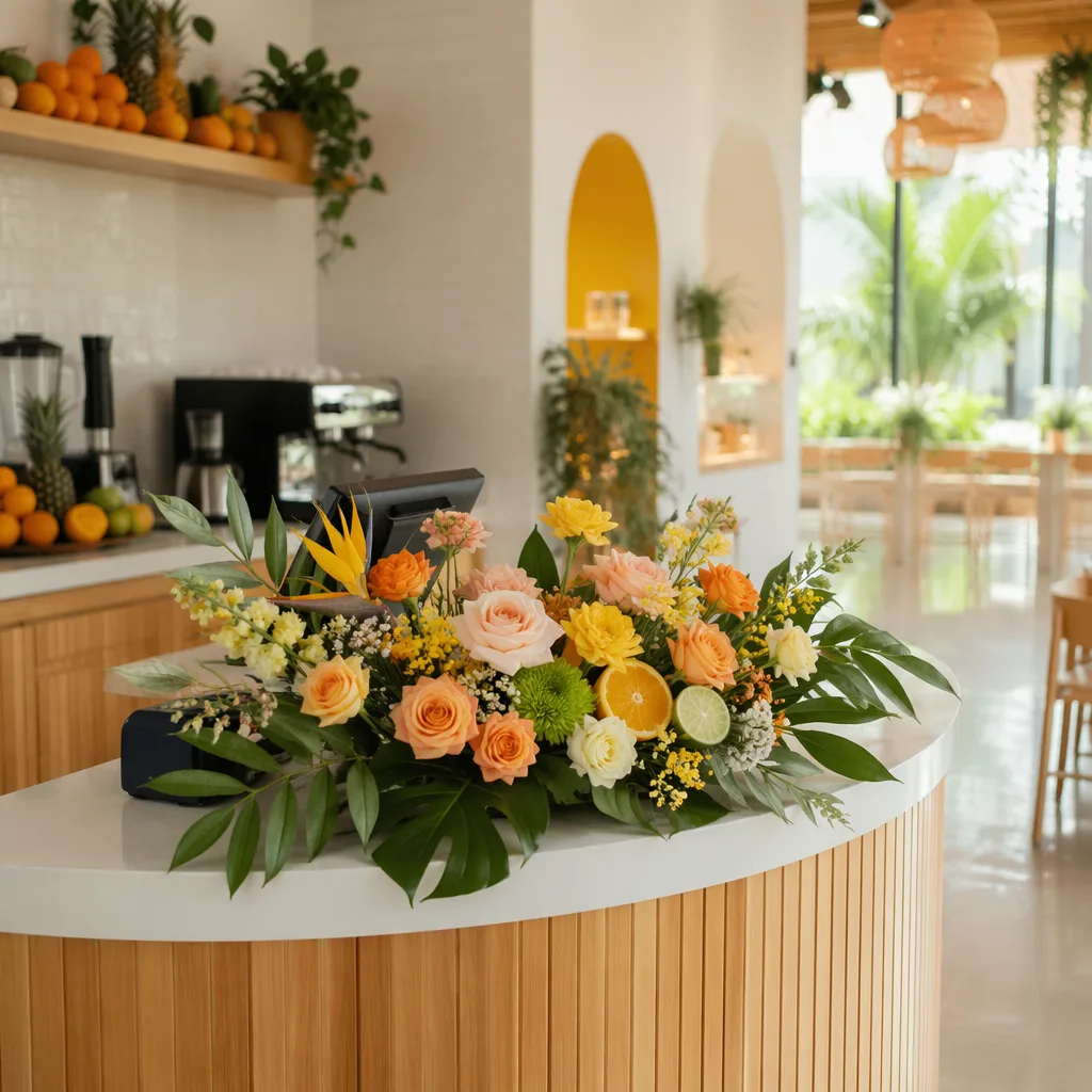 Hoa juice bar khai trương Đà Nẵng: decor tropical hút mắt - hình 2