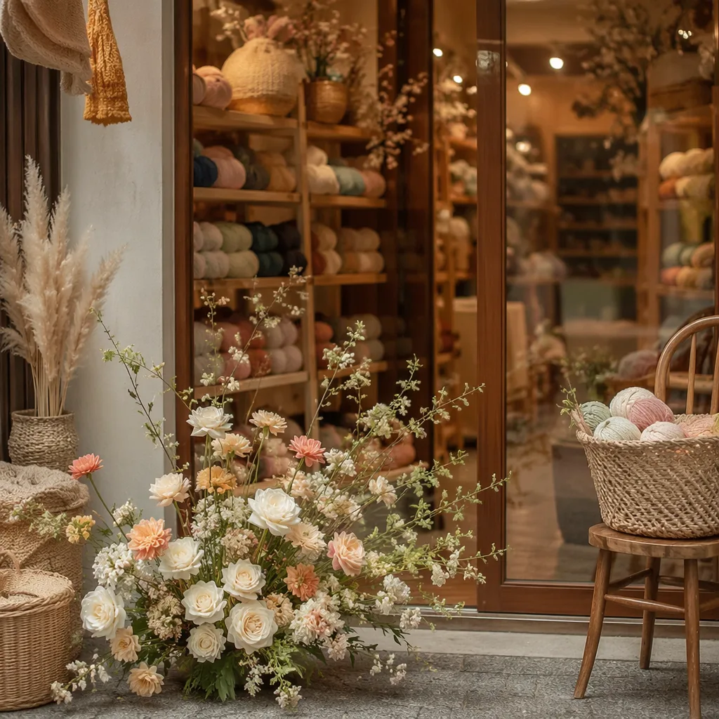 Hoa yarn shop khai trương Đà Nẵng: decor cozy warm - hình 2