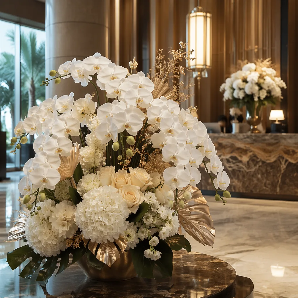 Hoa khách sạn 5 sao khai trương: decor grand opening Đà Nẵng - hình 1