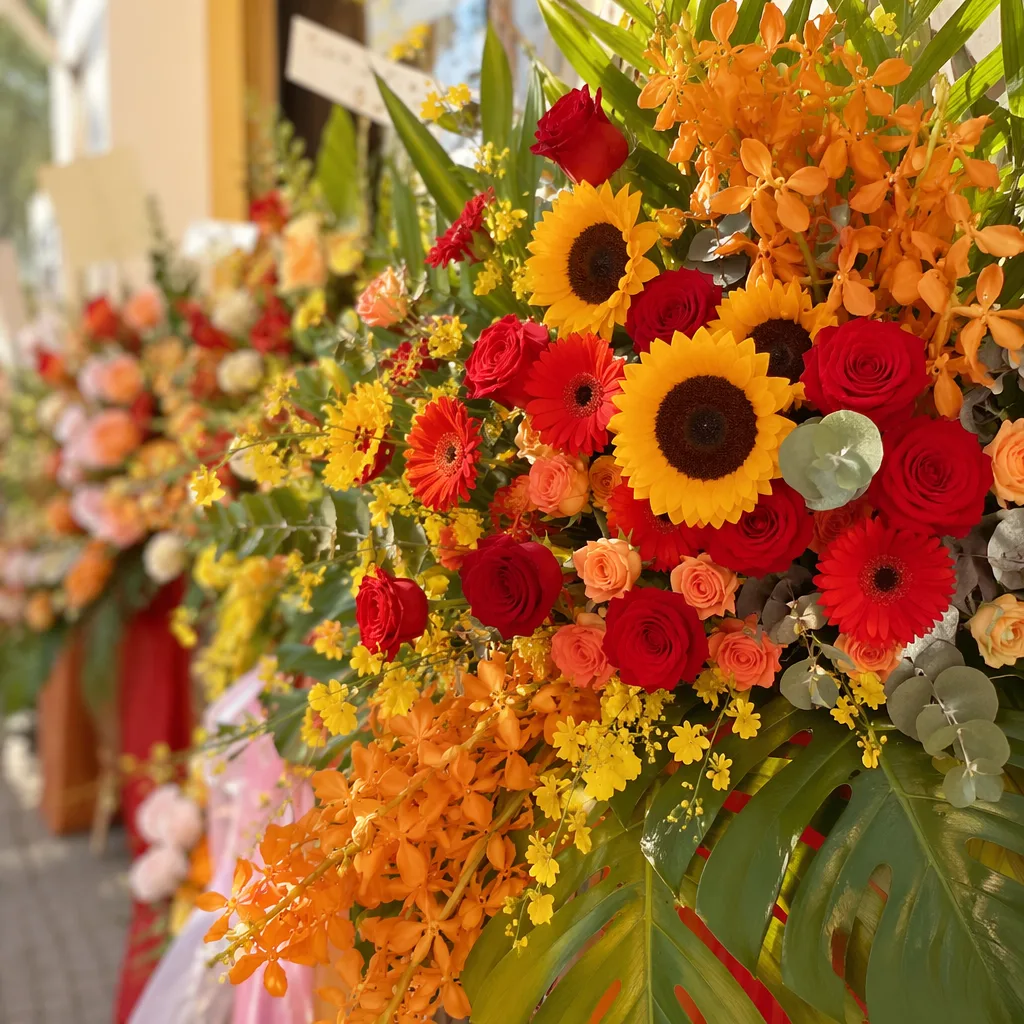 Hoa marketing agency khai trương Đà Nẵng decor creative - hình 1