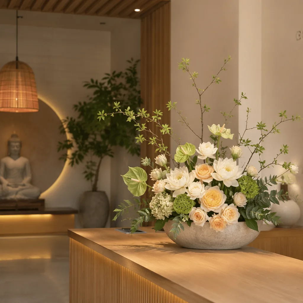 Hoa meditation center khai trương: decor zen minimal Đà Nẵng - hình 2