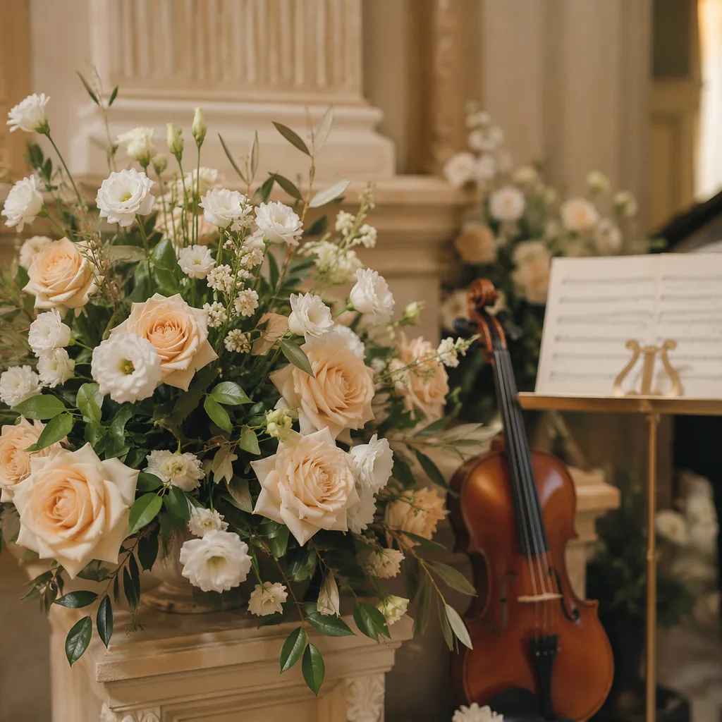 Hoa music school khai trương Đà Nẵng: decor classical - hình 1