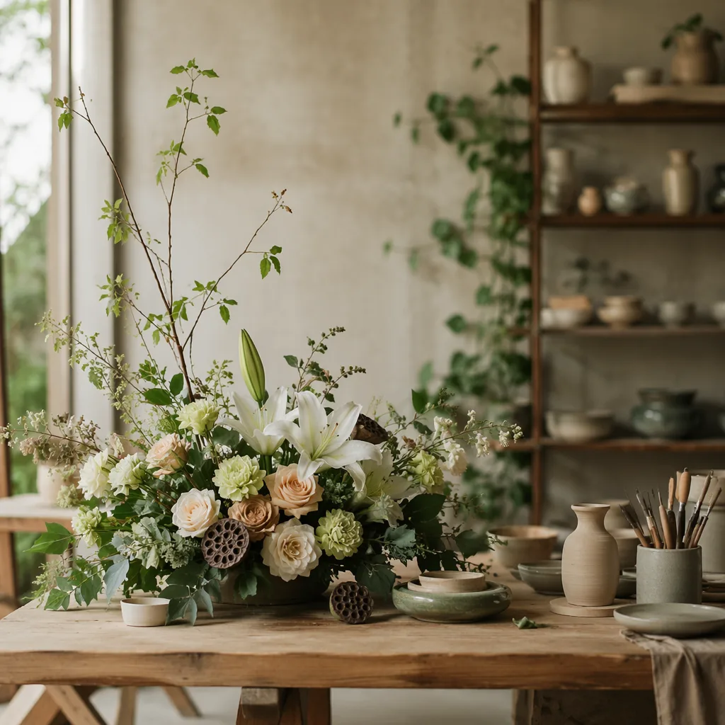 Hoa pottery studio khai trương: decor earthy tại Đà Nẵng - hình 2