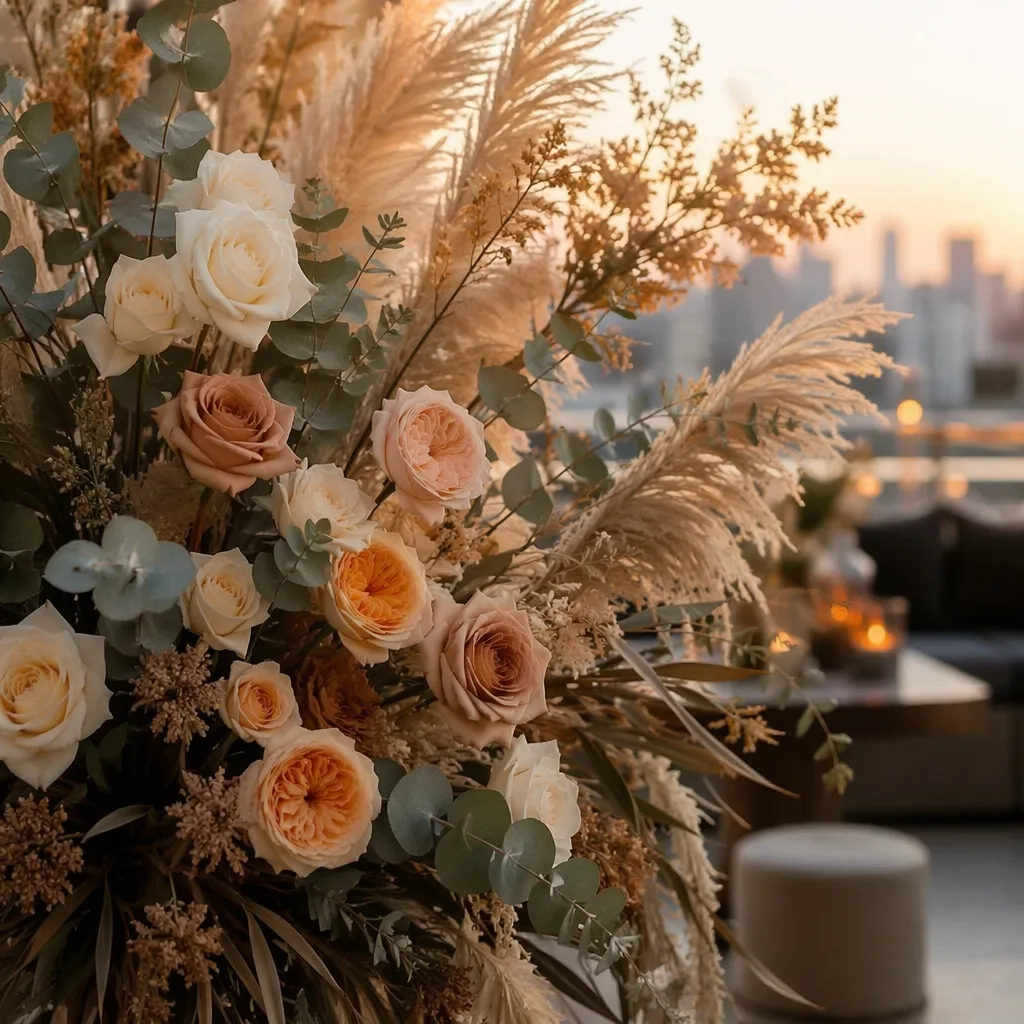 Hoa rooftop lounge khai trương: decor bohemian luxury - hình 1