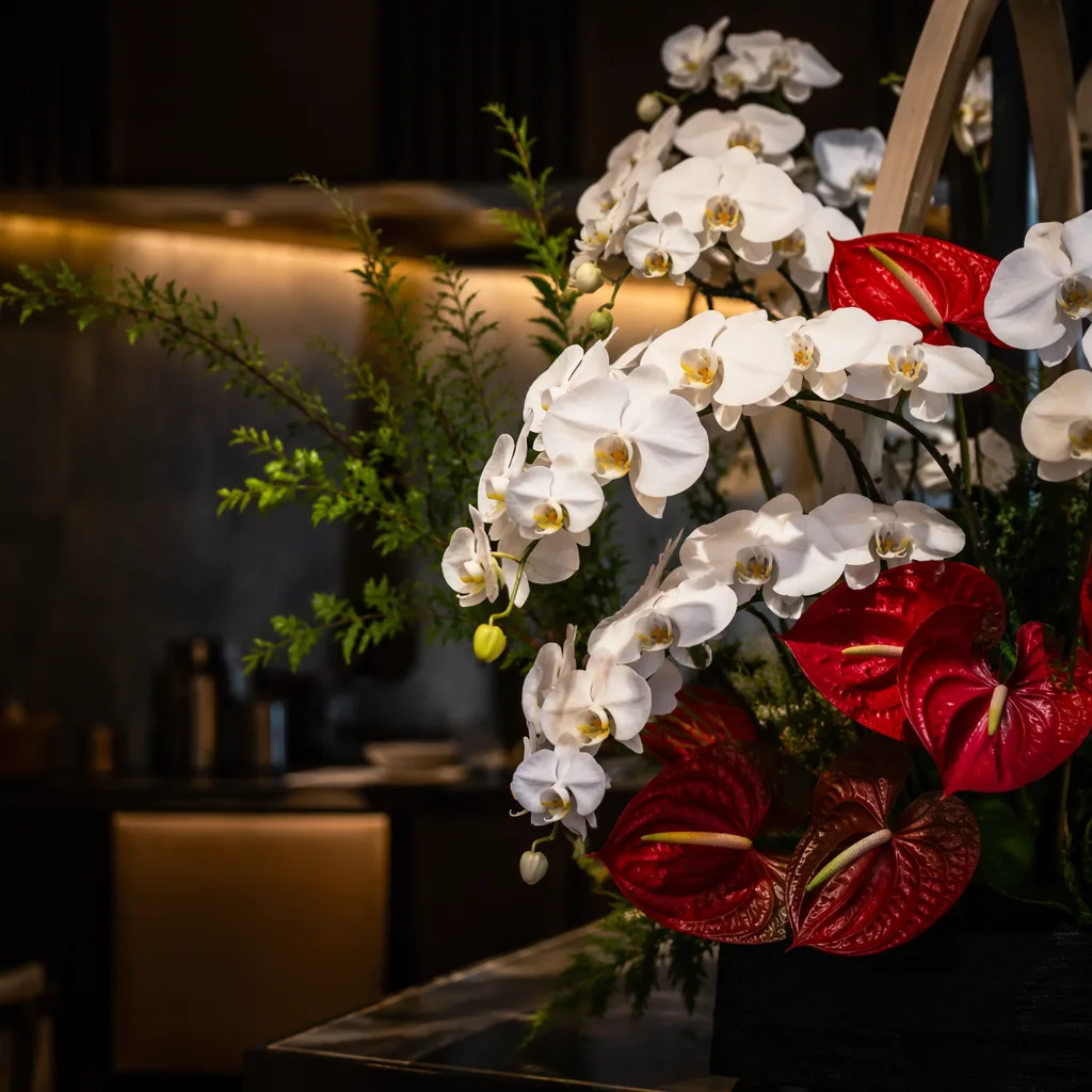 Hoa sushi omakase khai trương: decor Japanese luxury - hình 1