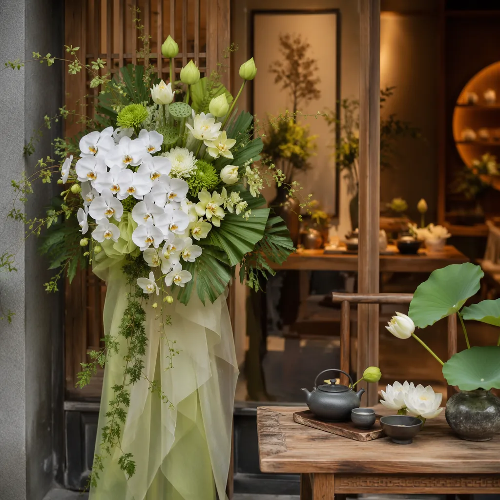 Hoa trà đạo khai trương cho tea house Đà Nẵng