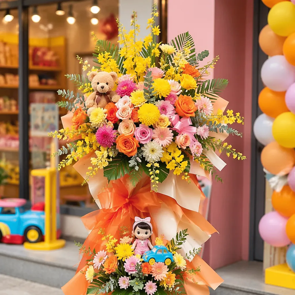Hoa toy store khai trương: decor vui sáng tạo tại Đà Nẵng
