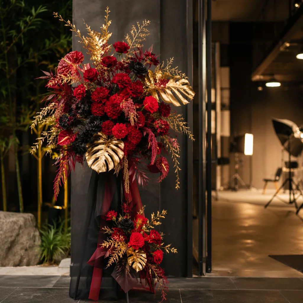 Hoa video production khai trương Đà Nẵng: decor cinematic