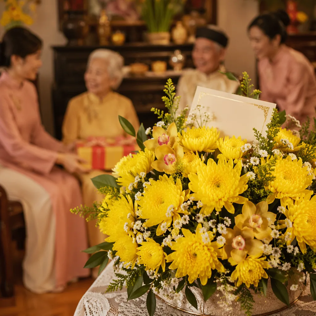 Hoa mừng phạm thọ ông bà 89/99 tuổi: ý nghĩa cuộc đời - hình 1