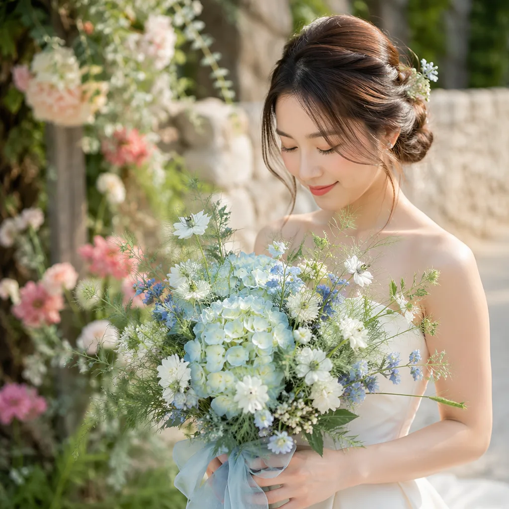 Nigella Đà Nẵng cho cưới xuân 2026 xanh mộng mơ - hình 2
