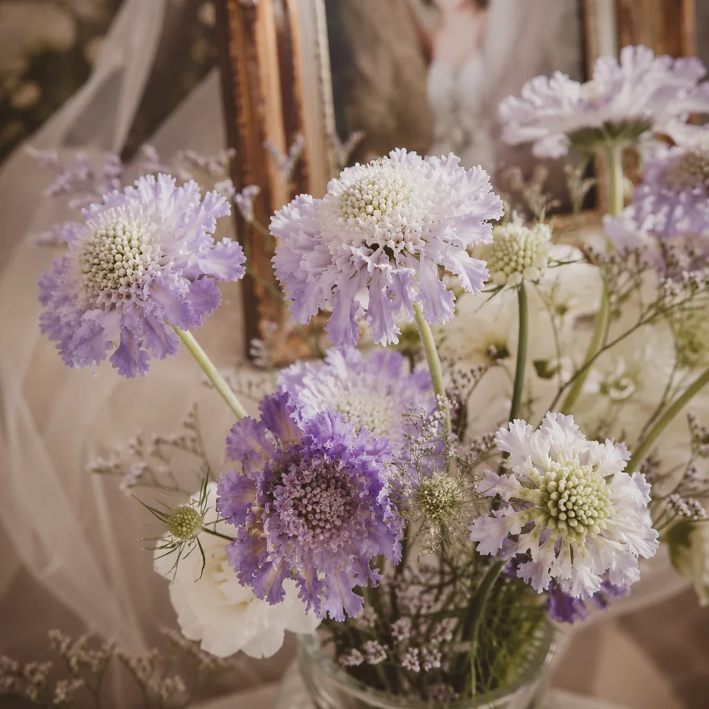 Scabiosa Đà Nẵng cho đám cưới vintage 2026 - hình 1