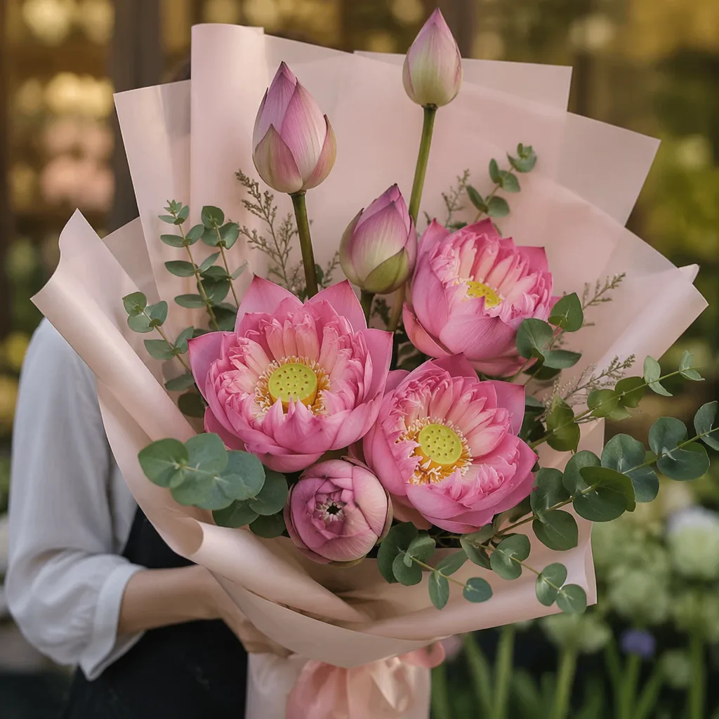 Hoa sen hồng tặng bạn thân và ý nghĩa tình cảm trong sáng - hình 1