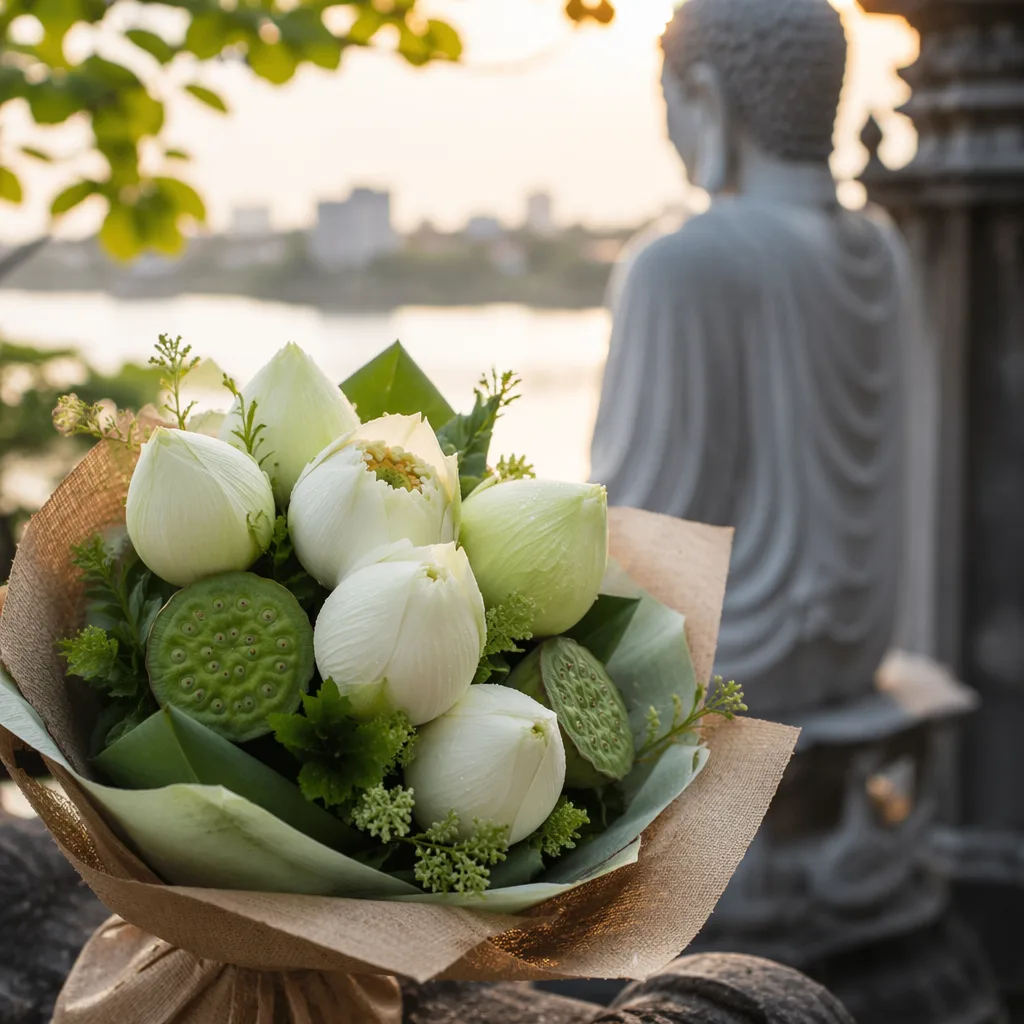Hoa sen trắng Đà Nẵng: mùa nở tháng mấy, ý nghĩa thanh tịnh