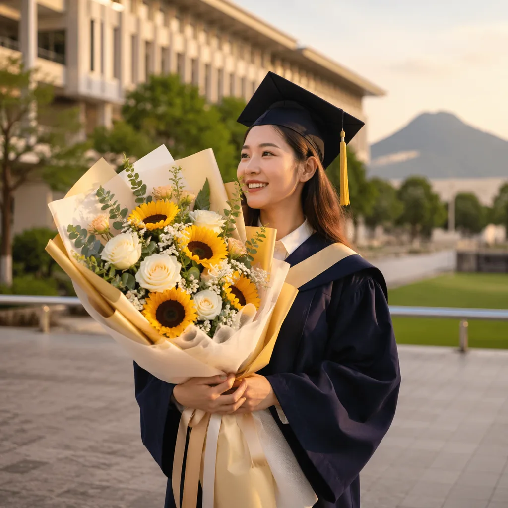 Hoa tốt nghiệp đại học Đà Nẵng 2026: ý tứ tặng theo ngành