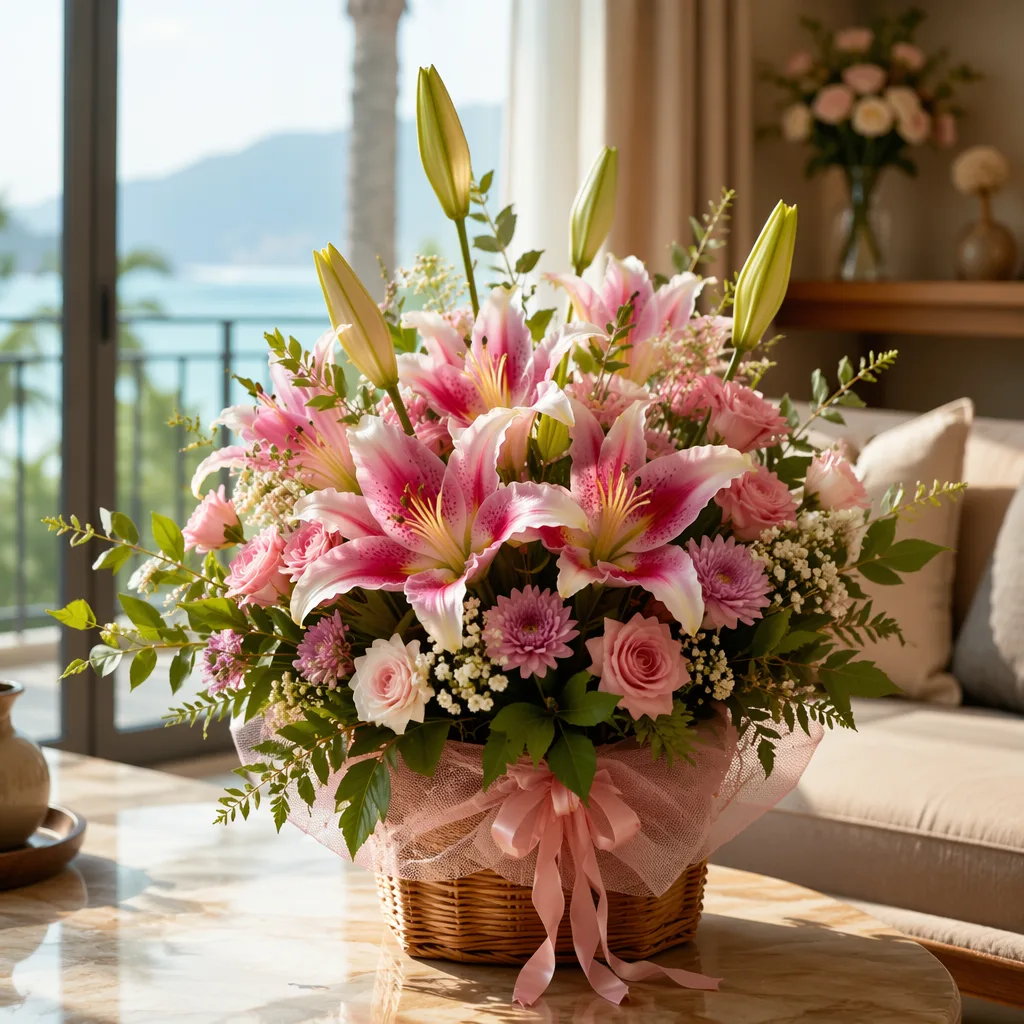 Stargazer lily Đà Nẵng: loa kèn hồng tím thơm nồng 2026 - hình 2