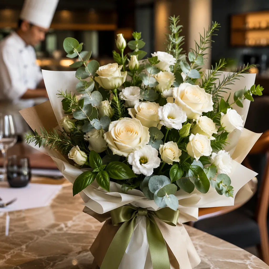 Hoa chef Đà Nẵng Michelin: bó tặng bếp trưởng 2026 - hình 1