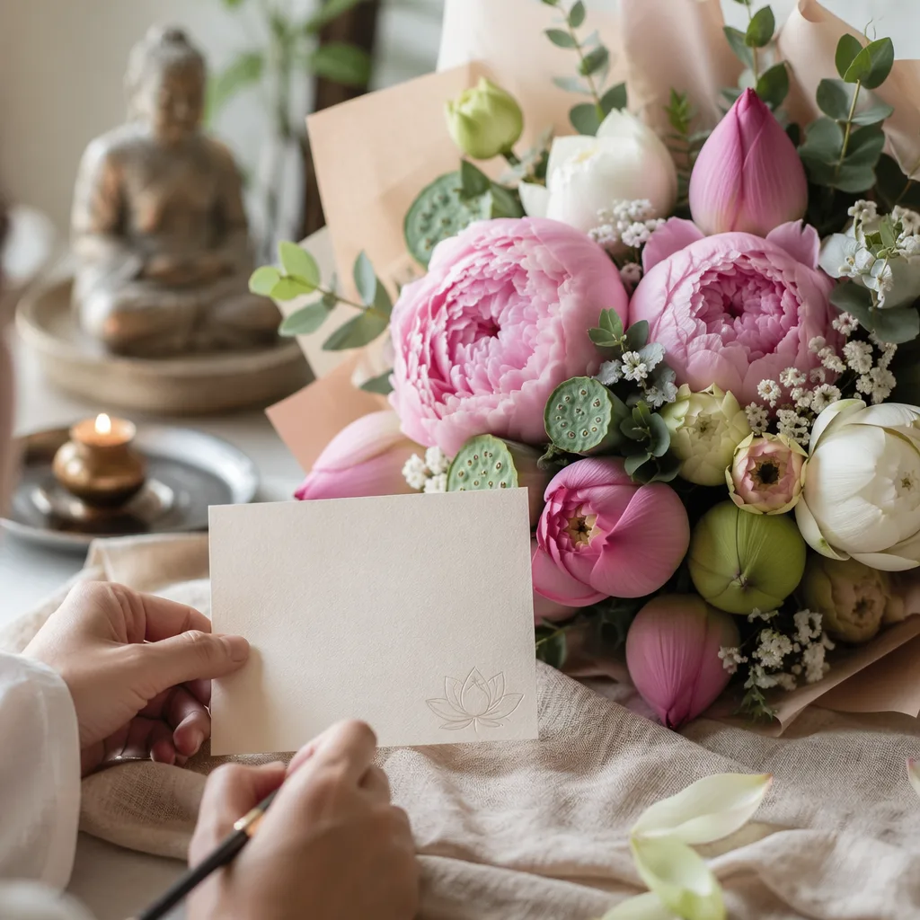 Hoa tặng người ăn chay: thanh tịnh, nhẹ nhàng và ý nghĩa - hình 2