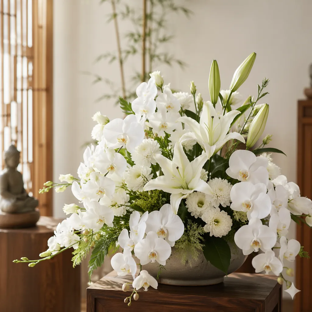 Hoa tặng người ăn chay: thanh tịnh, nhẹ nhàng và ý nghĩa - hình 3