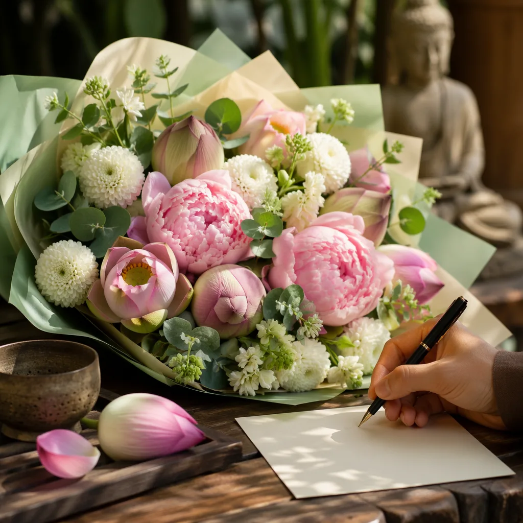 Hoa tặng người ăn chay: thanh tịnh, nhẹ nhàng và ý nghĩa - hình 4
