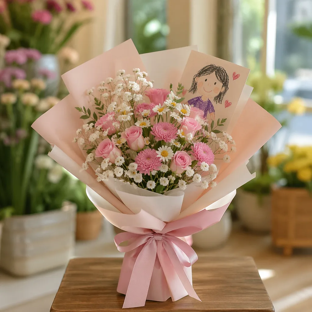 Hoa tặng cô giáo mầm non Đà Nẵng: mẫu dễ thương, giá mềm