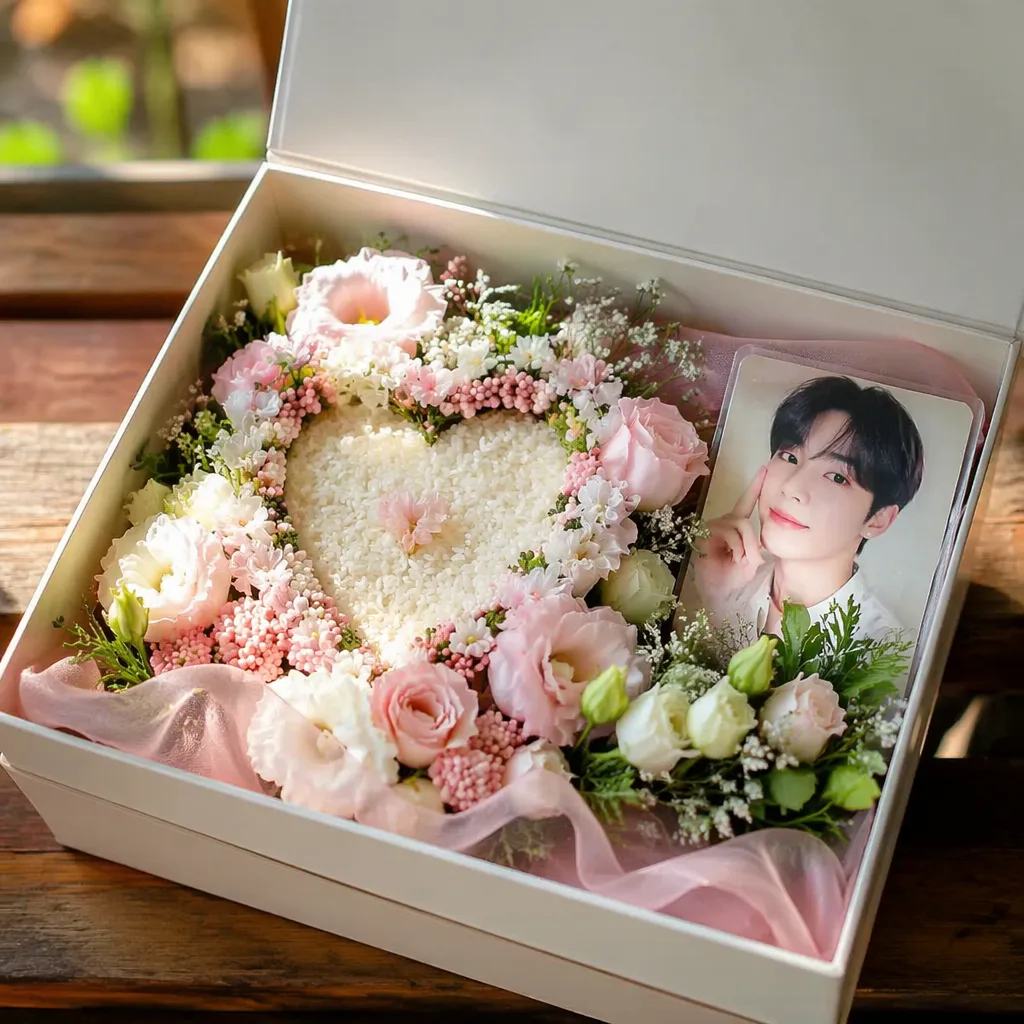 Hoa K-pop Đà Nẵng: mẫu trending vòng - bó Hàn Quốc 2026 - hình 2