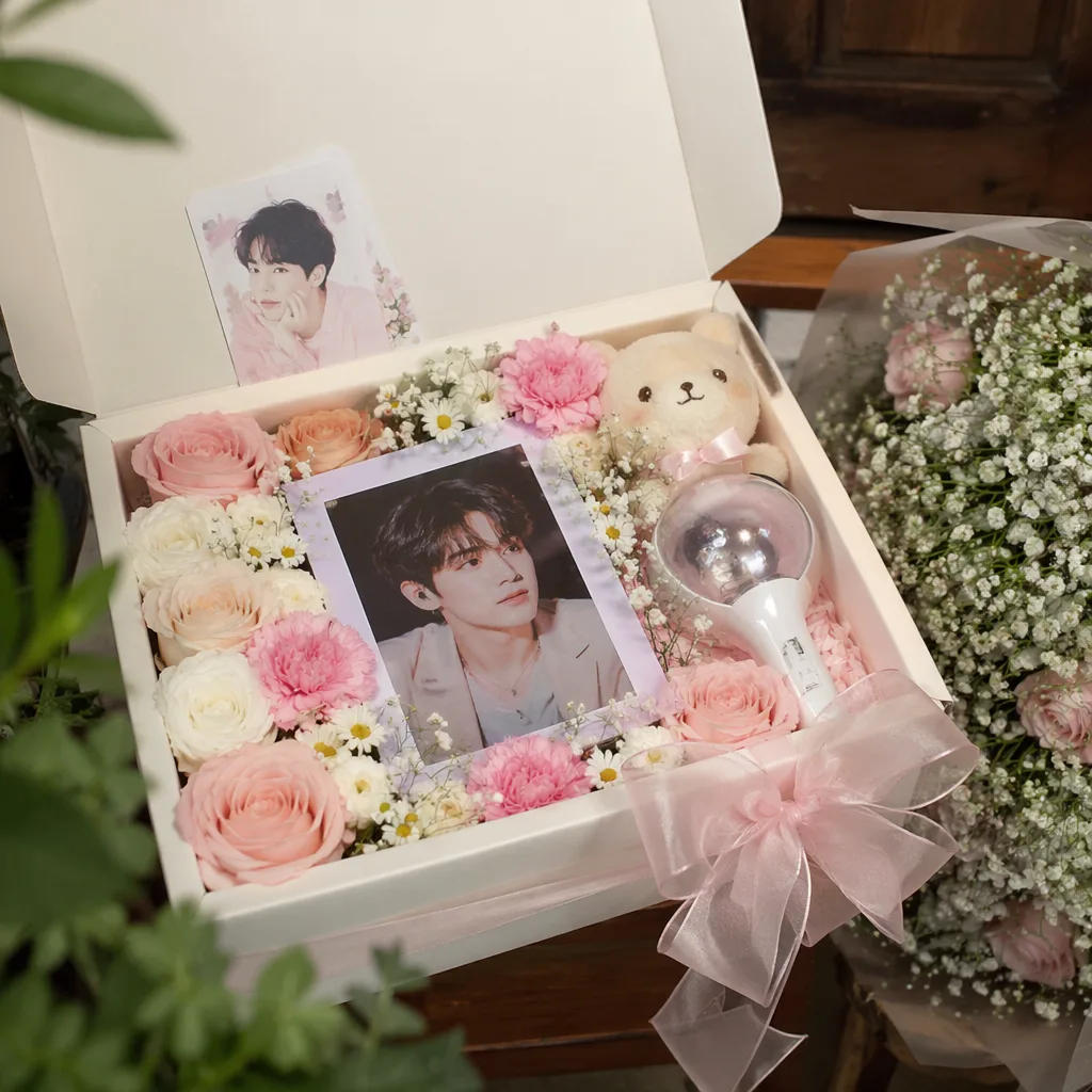 Hoa K-pop Đà Nẵng: mẫu trending vòng - bó Hàn Quốc 2026 - hình 4