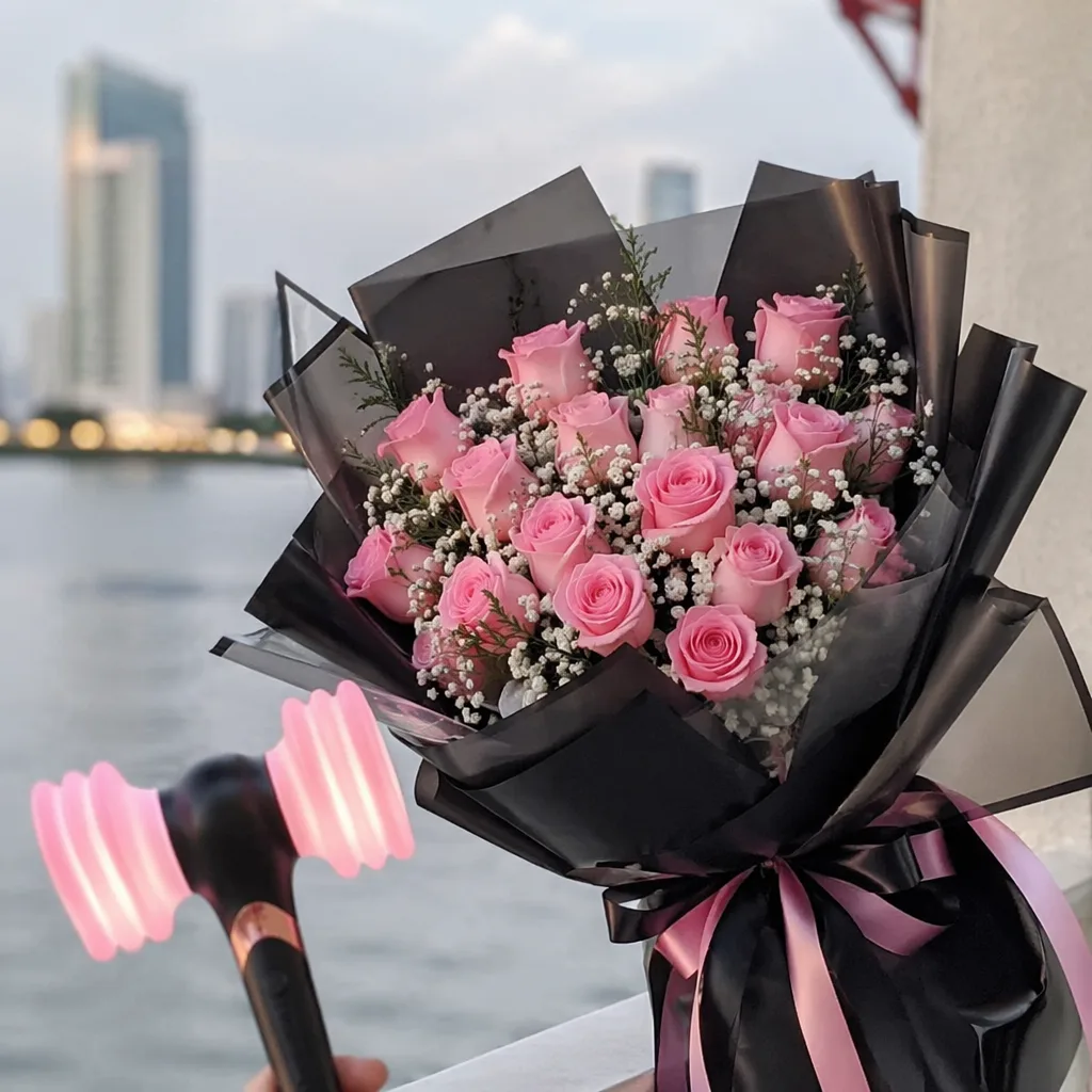 Hoa fan meet Kpop Đà Nẵng: chọn bó hoa theo light stick - hình 1