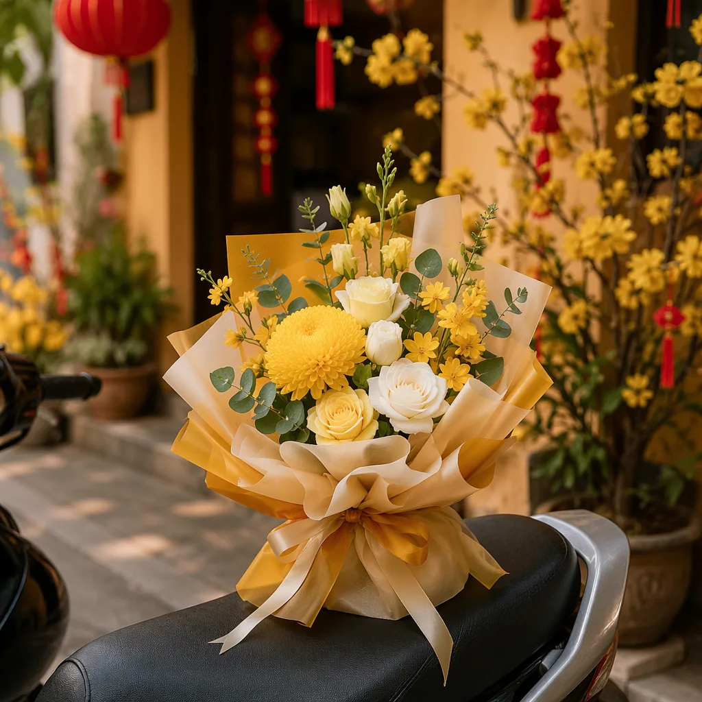Hoa tặng shipper Đà Nẵng cuối năm 2026 - hình 2