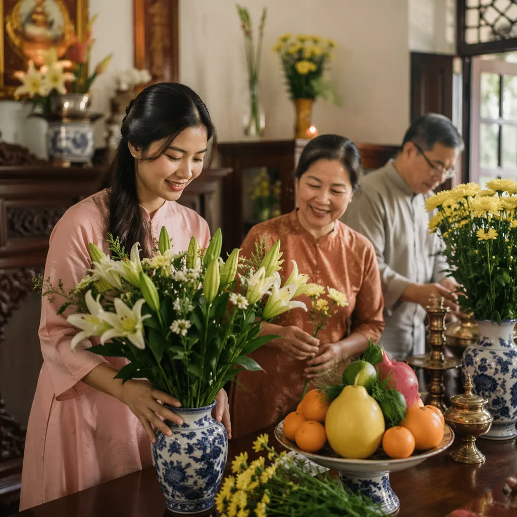 Hoa cúng cuối năm âm lịch: phong tục Đà Nẵng 26-30 Chạp - hình 2