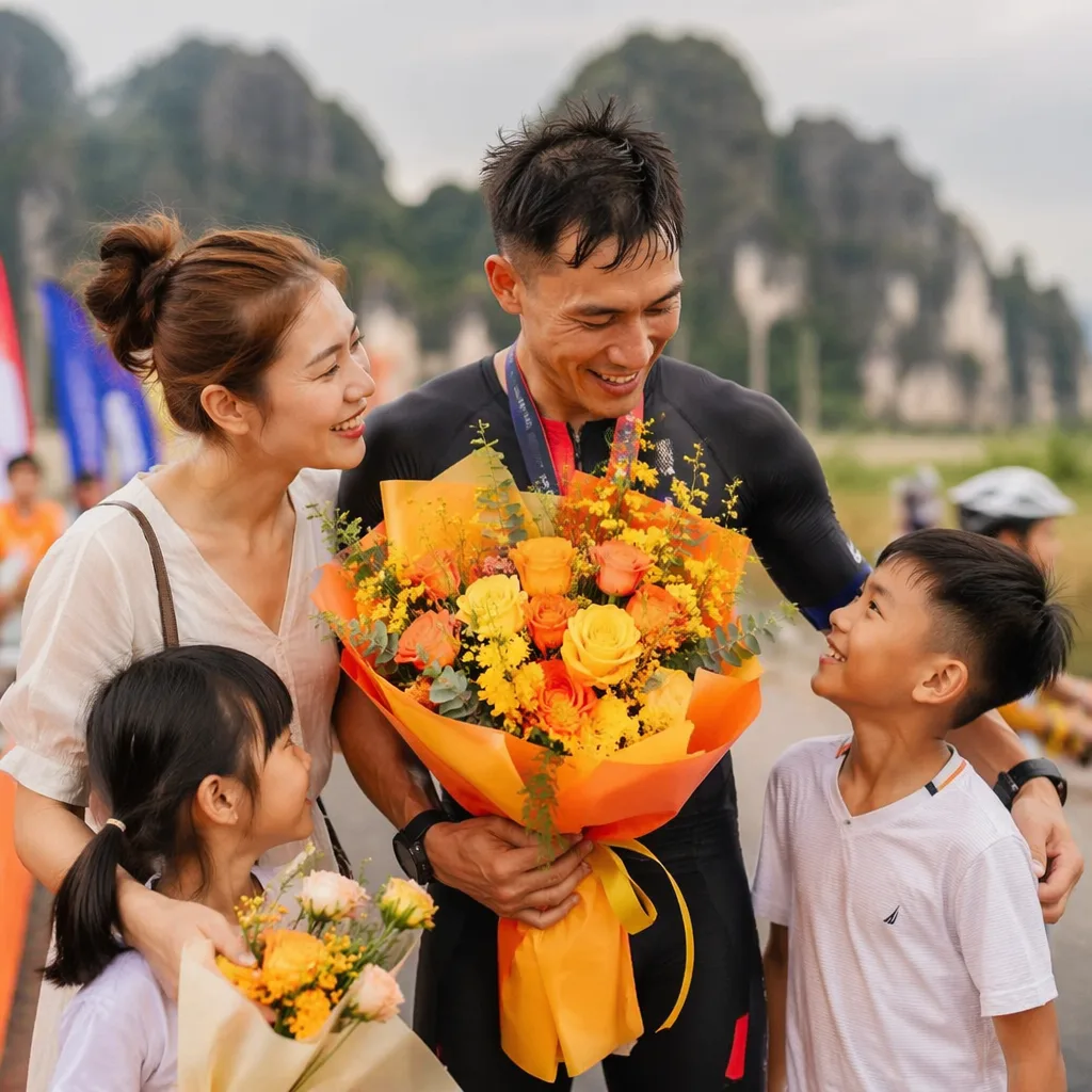 Hoa vận động viên Đà Nẵng mừng vô địch Marathon, Ironman 2026 - hình 2