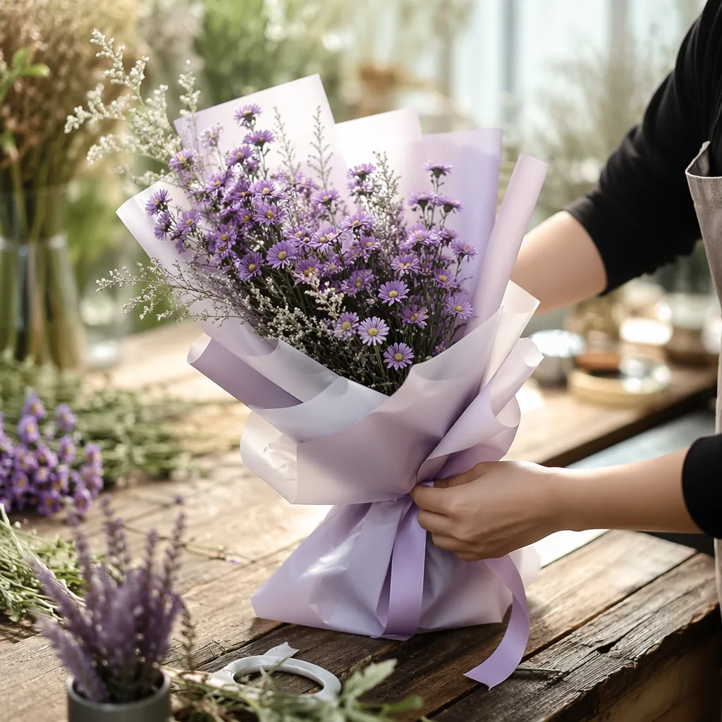 Hoa thạch thảo tím: ý nghĩa thủy chung cho couple yêu xa - hình 2