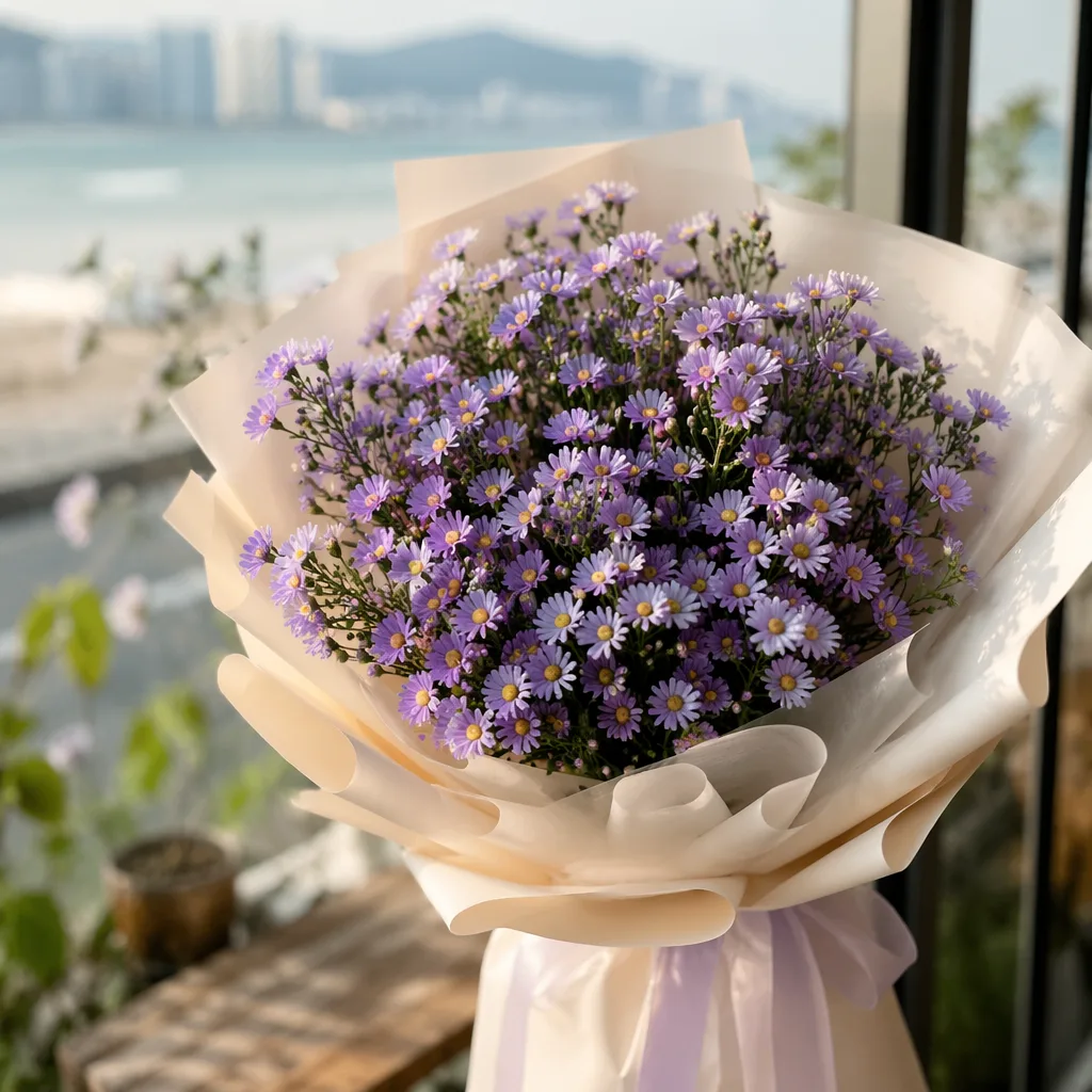 Hoa thạch thảo tím: ý nghĩa thủy chung cho couple yêu xa