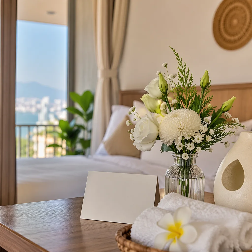 Hoa airbnb Đà Nẵng: welcome flower cho khách 2026 - hình 2