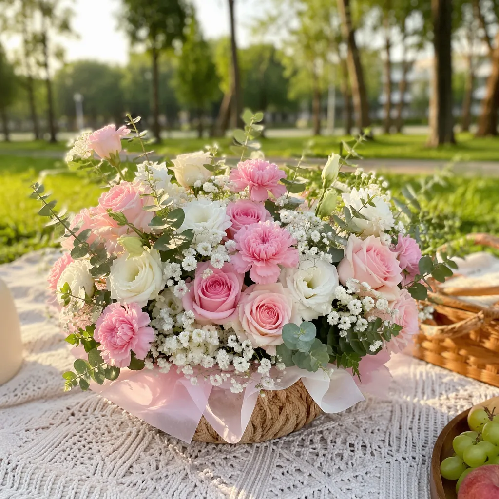 Hoa công viên 29/3 Đà Nẵng: decor picnic & proposal 2026 - hình 1