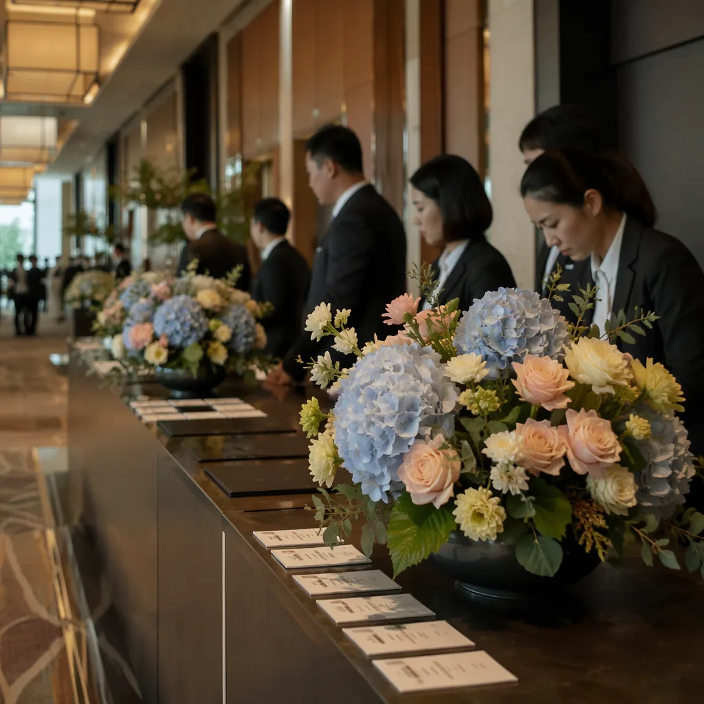 Hoa khách sạn Marriott Đà Nẵng decor sự kiện business - hình 1