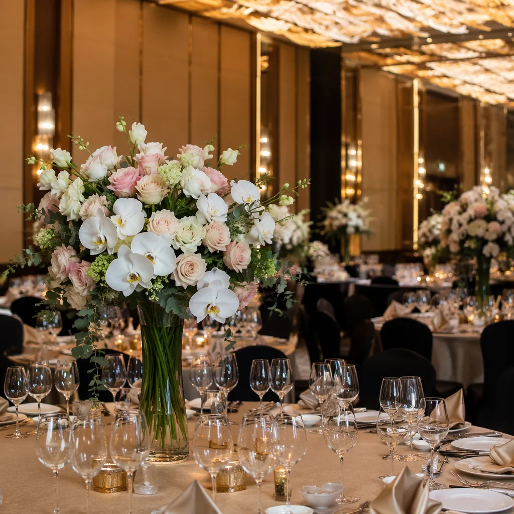 Hoa khách sạn Marriott Đà Nẵng decor sự kiện business - hình 2
