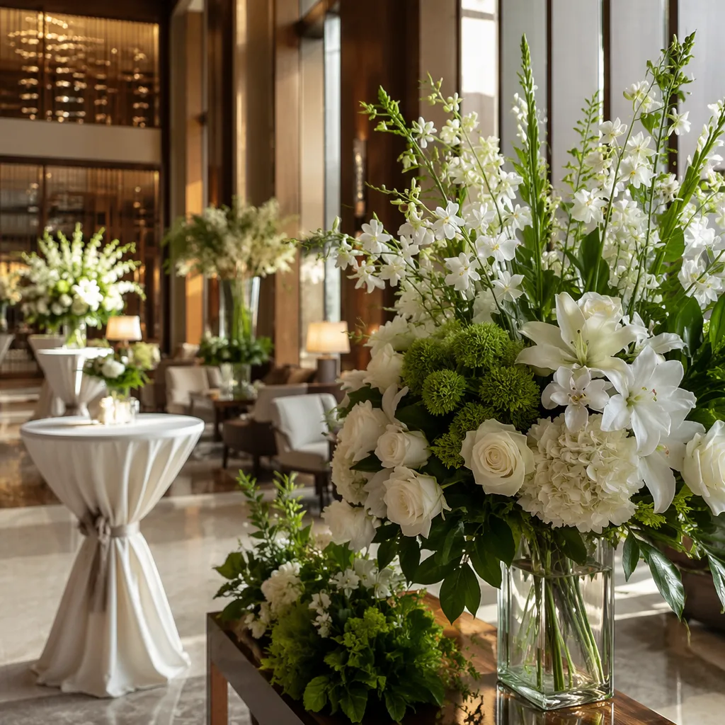 Hoa khách sạn Marriott Đà Nẵng decor sự kiện business