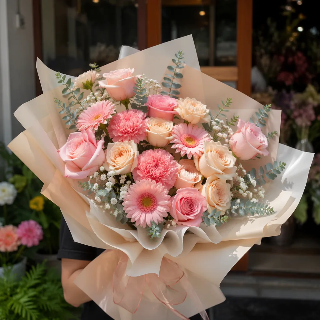 Shop hoa Cẩm Lệ Đà Nẵng cho lễ làng nghề, hôn lễ - hình 1