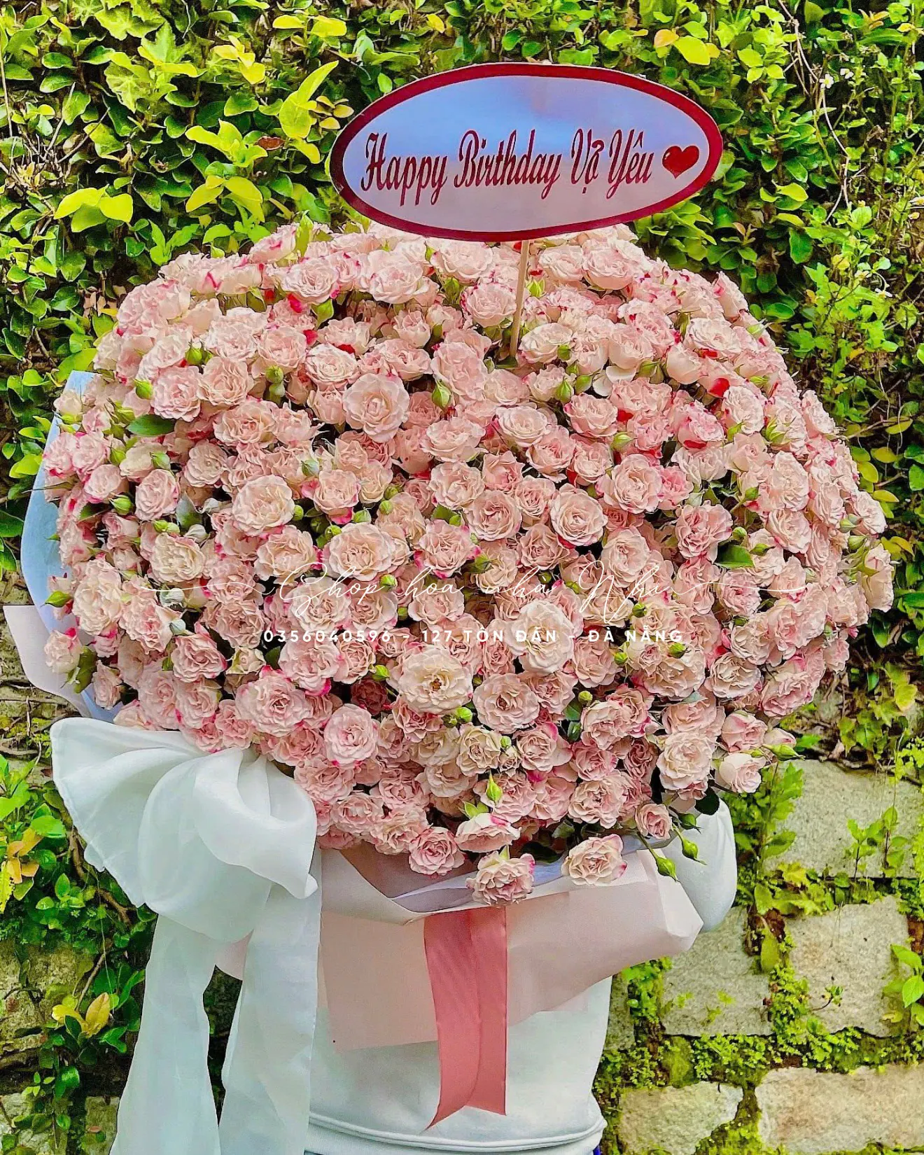 Ảnh 6 của Bó Hoa Hồng Đỏ & Hoa Baby & Hồng - Sinh Nhật
