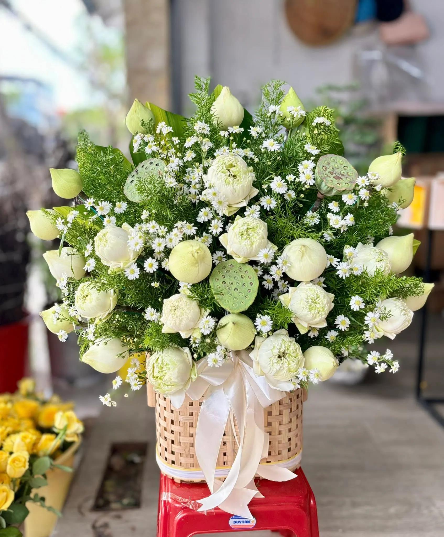 Ảnh 8 của Giỏ Hoa Hoa Baby & Cẩm Tú Cầu Xanh & Cẩm Tú Cầu - Hoa Tươi