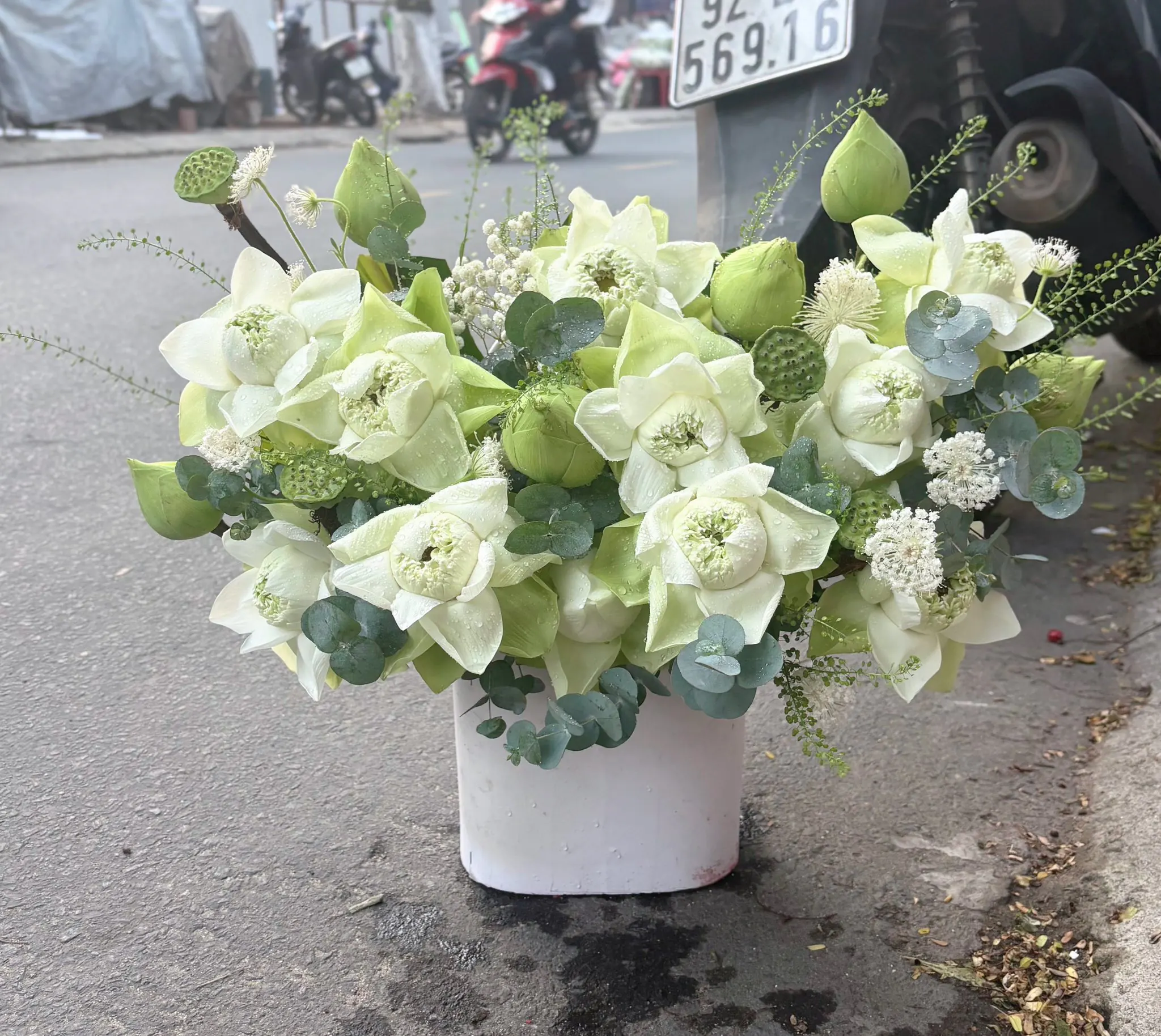Ảnh 9 của Bó Hoa Cúc Trắng & Hoa Baby & Hồng - Hoa Tươi