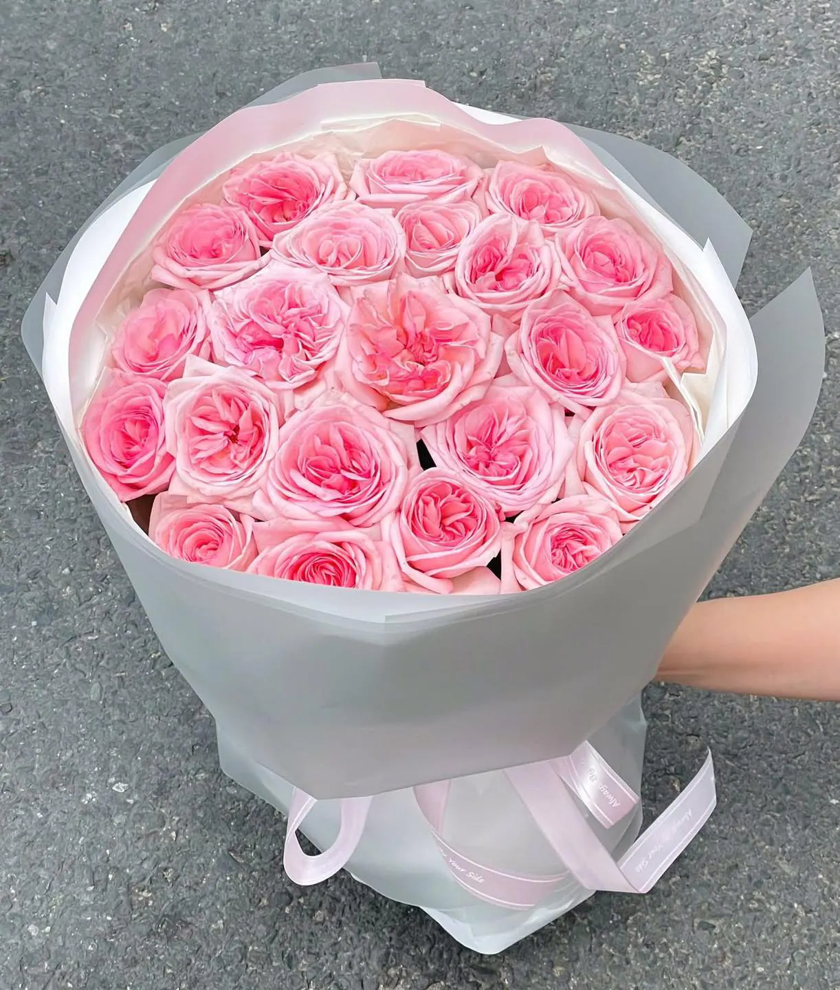 Ảnh 2 của Bó Hoa Cúc Trắng & Hoa Baby & Hồng - Hoa Tươi